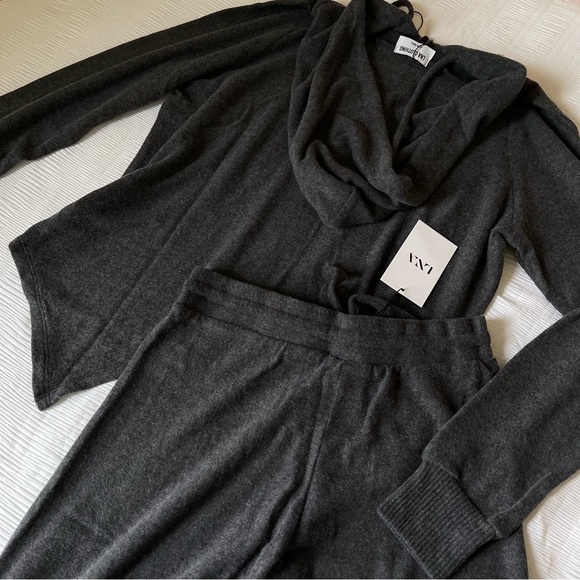 Brand New- LNA Brushed Hoodie & Jogger set in Pirate Black ☁️ - Picture 12 of 15